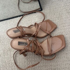 Steve Madden Women's Brown Strappy Heels